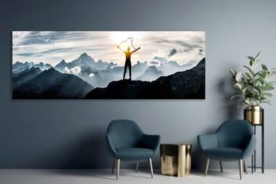 Aluminium foto 20x150 cm